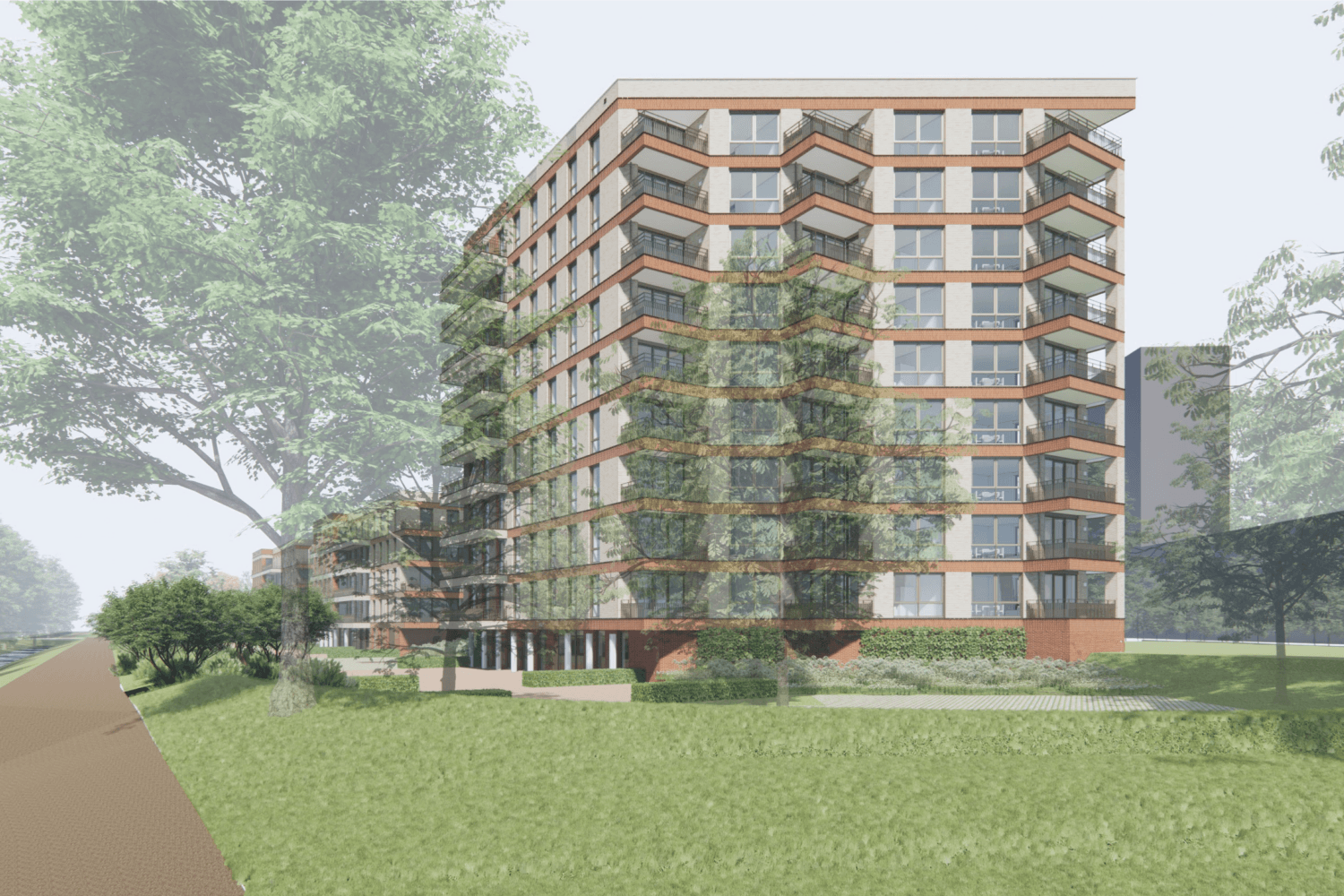 Er komen 54 huurappartementen in het middensegment, met een huurprijs tussen de € 752 en € 1.060 per maand (prijspeil 2021). De overige 62 appartementen worden sociale huurwoningen, waarvan maximaal 60% voor ouderen, met een huurprijs tot € 752 (prijspeil 2021). De Aannemingsovereenkomst Voor De Bouw Van Project Finesse In Rotterdam-Nesselande Is Getekend. Op De Common Green-Locatie Gaan Wij In Opdracht Van Woonstad Rotterdam Drie Woongebouwen Met In Totaal 116 Appartementen Realiseren. Hiervan Komen 62 Appartementen In Het Sociale Huursegment En 54 Appartementen Zijn Bestemd Voor Het Segment Middenhuur. Voor Het Ontwerp Van Het Project Tekent Geurts & Schulze Architecten. Park Naast de woningen komt een park. Nesselanders mochten meedenken met het park. Door het park komen nieuwe verschillende wandelroutes, die aansluiten op de directe omgeving. Zoals naar het centrum en het Oeverpark. Maar ook de looproute vanaf de Metro naar de Zevenhuizerplas zal verbreed worden voor een veiliger en heldere wandelroute. Met de grond die vrijkomt van het bouwplan Finesse zal er een reliëf aangebracht worden met verschillende hoogtes. Op Het Hoogste Punt In Het Open Gras Kunt U Uw Buurtgenoten Ontmoeten En Heeft Een Uitzicht Op De Plas En De Common Green. De diverse groepen bomen op de Common Green zorgen voor extra schaduw. Waardoor op een warme zomerdag het aangenaam aanvoelt in het park. Met het experimenteren van het maaibeheer ontstaat er een speels en divers beeld. Dit biedt tegelijkertijd ook kansen voor meer biodiversiteit. Het is namelijk dubbel genieten: dwalen tussen alle geuren en kleuren van de bloemen, kruiden én u kunt er een mooi veldboeket of bosje kruiden bij elkaar verzamelen. Dat kan het best in juli en augustus. Het wordt een groen en gezond park voor mens en dier!