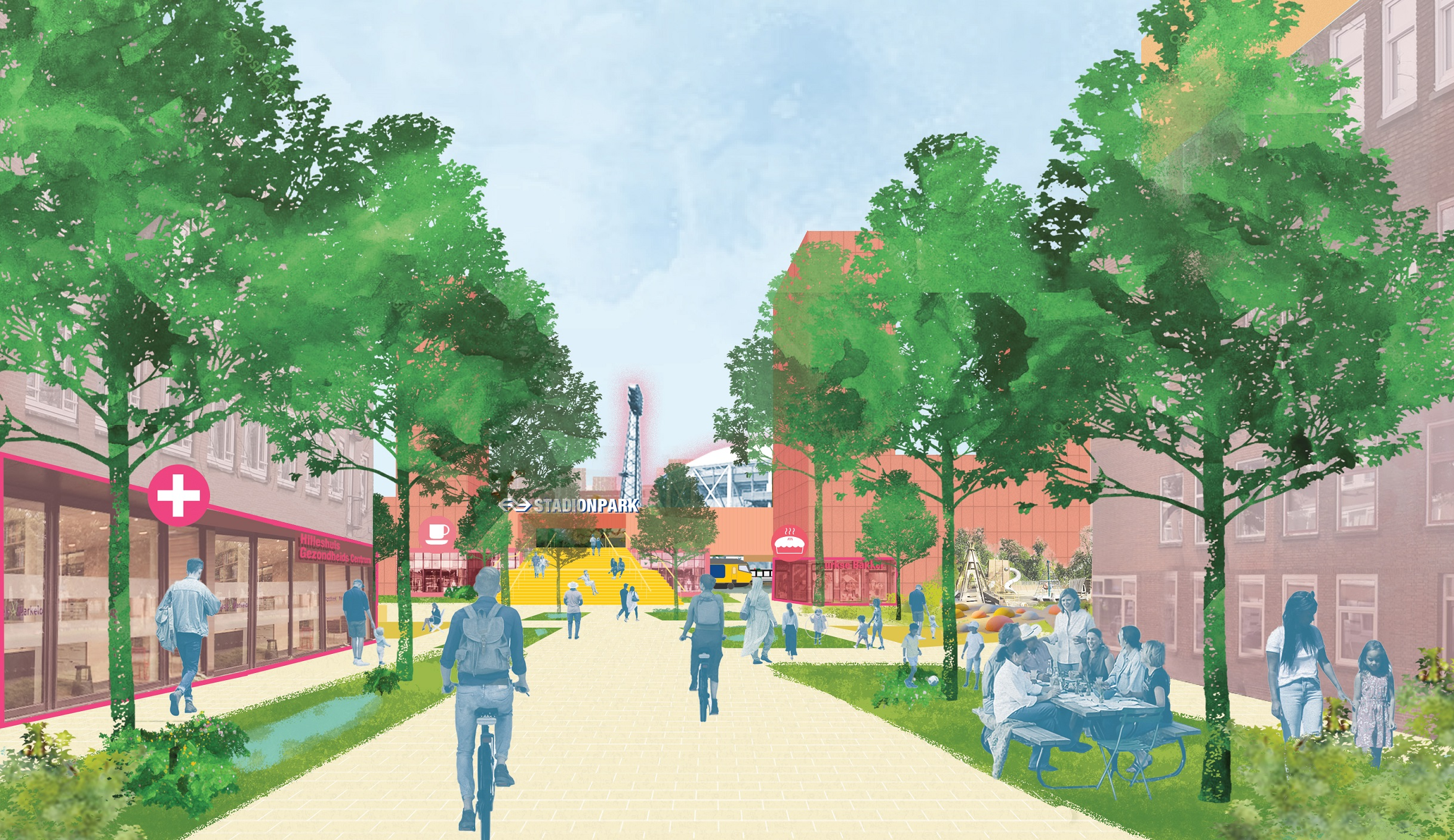 Een 3e brug van Zuid naar Oost, nieuw station en 30.000 woningen