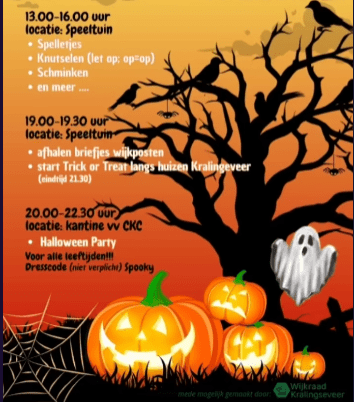 25 oktober 2024 Halloween in het Kralingseveer #samenvoordewijk #wijkraadkralingseveer #wijkaanzet #kralingseveer