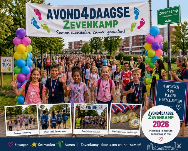 Avond4Daagse Zevenkamp 2026 16-21 mei 2026
