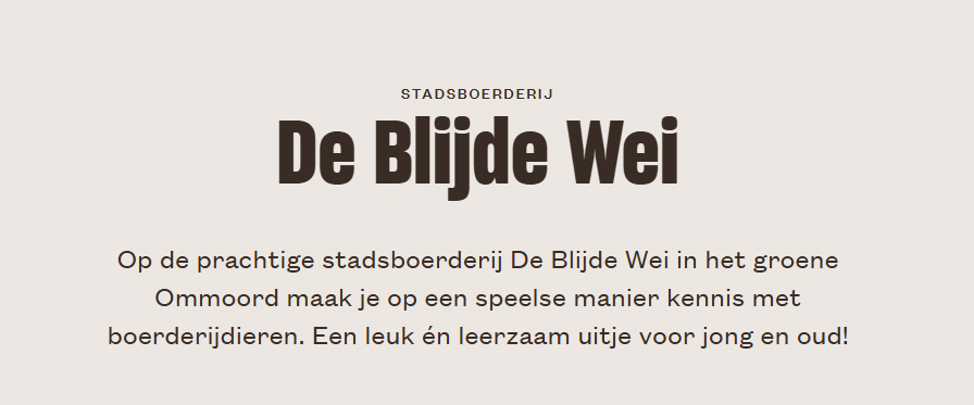 Vakantiepaspoort brengt kinderen uit Prins Aleaxender naar De Blijde Weide
