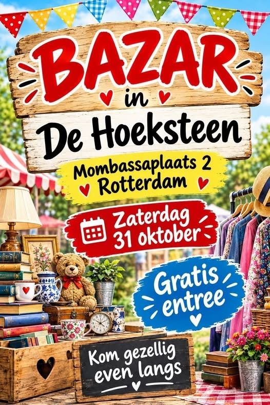 31 oktober Bazar in Oosterflank