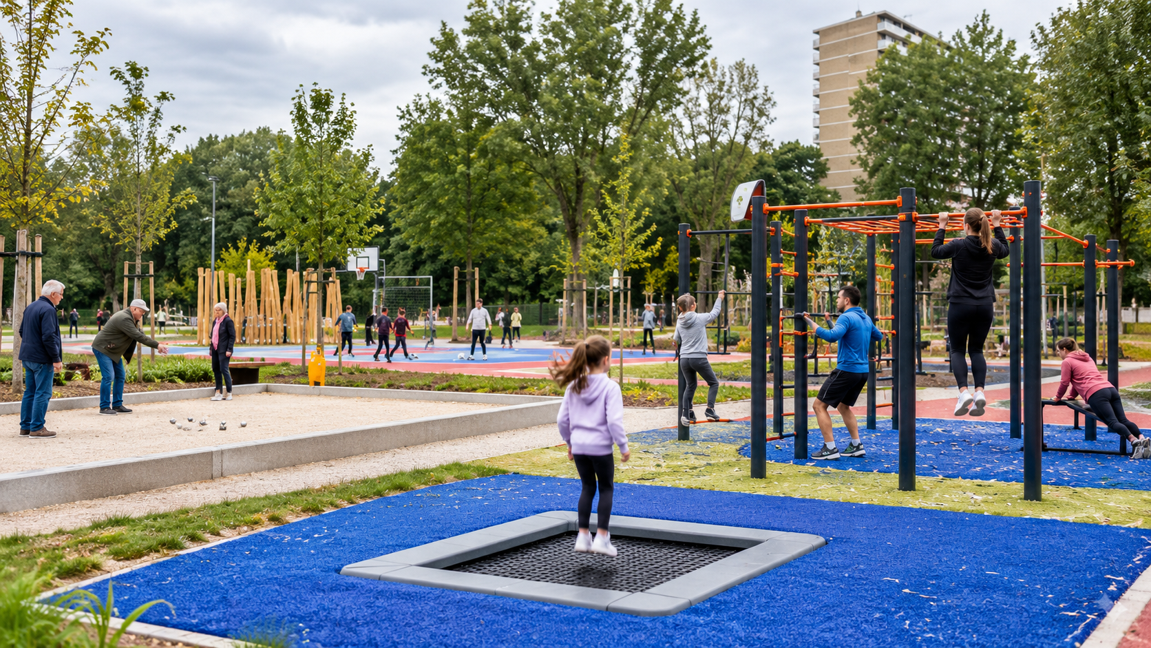 Gratis ontmoetingsplek voor Ommoord bij Sportcomplex WION